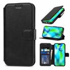 For iPhone 14 Pro Max Shockproof PU + TPU Leather Phone Case(Black) - 1