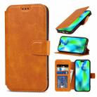 For iPhone 14 Pro Max Shockproof PU + TPU Leather Phone Case(Khaki) - 1