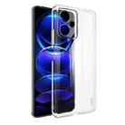 For Xiaomi Redmi Note 12 China imak Wing II Pro Series Wear-resisting Crystal Phone Protective Case(Transparent) - 1