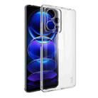 For Xiaomi Redmi Note 12 Pro 5G China imak Wing II Pro Series Wear-resisting Crystal Phone Protective Case(Transparent) - 1