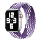 Nylon Single-turn Braided Watch Band For Apple Watch Ultra 49mm / Series 8&7 45mm / SE 2&6&SE&5&4 44mm / 3&2&1 42mm, Length:135mm(Grape Purple) - 1