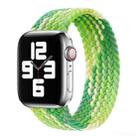 Nylon Single-turn Braided Watch Band For Apple Watch Ultra 49mm / Series 8&7 45mm / SE 2&6&SE&5&4 44mm / 3&2&1 42mm, Length:135mm(Limes) - 1