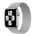 Nylon Single-turn Braided Watch Band For Apple Watch Ultra 49mm / Series 8&7 45mm / SE 2&6&SE&5&4 44mm / 3&2&1 42mm, Length:135mm(Pearl White) - 1