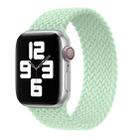 Nylon Single-turn Braided Watch Band For Apple Watch Ultra 49mm / Series 8&7 45mm / SE 2&6&SE&5&4 44mm / 3&2&1 42mm, Length:135mm(Pistachio) - 1