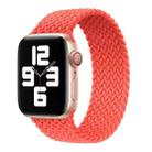 Nylon Single-turn Braided Watch Band For Apple Watch Ultra 49mm / Series 8&7 45mm / SE 2&6&SE&5&4 44mm / 3&2&1 42mm, Length:135mm(Bright Orange) - 1