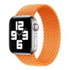 Nylon Single-turn Braided Watch Band For Apple Watch Ultra 49mm / Series 8&7 45mm / SE 2&6&SE&5&4 44mm / 3&2&1 42mm, Length:145mm(Orange) - 1