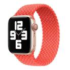 Nylon Single-turn Braided Watch Band For Apple Watch Ultra 49mm / Series 8&7 45mm / SE 2&6&SE&5&4 44mm / 3&2&1 42mm, Length:155mm(Bright Orange) - 1