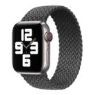 Nylon Single-turn Braided Watch Band For Apple Watch Ultra 49mm / Series 8&7 45mm / SE 2&6&SE&5&4 44mm / 3&2&1 42mm, Length:165mm(Space Grey) - 1