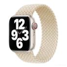 Nylon Single-turn Braided Watch Band For Apple Watch Ultra 49mm / Series 8&7 45mm / SE 2&6&SE&5&4 44mm / 3&2&1 42mm, Length:165mm(Starlight) - 1