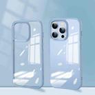 For iPhone 13 Pro Max Mirror Transparent TPU + PC Phone Case(Sierra Blue) - 1