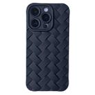 For iPhone 14 Vintage Braided Texture Skin Phone Case(Black) - 1