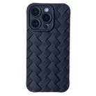 For iPhone 13 Pro Max Vintage Braided Texture Skin Phone Case(Black) - 1