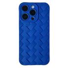 For iPhone 13 Pro Max Vintage Braided Texture Skin Phone Case(Blue) - 1