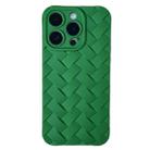 For iPhone 12 Pro Max Vintage Braided Texture Skin Phone Case(Green) - 1