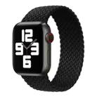 Nylon Single-turn Braided Watch Band For Apple Watch Series 8&7 41mm / SE 2&6&SE&5&4 40mm / 3&2&1 38mm, Length:135mm(Black) - 1