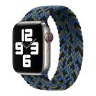 Nylon Single-turn Braided Watch Band For Apple Watch Series 8&7 41mm / SE 2&6&SE&5&4 40mm / 3&2&1 38mm, Length:135mm(Blue Camouflage) - 1