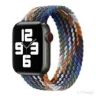 Nylon Single-turn Braided Watch Band For Apple Watch Series 8&7 41mm / SE 2&6&SE&5&4 40mm / 3&2&1 38mm, Length:145mm(Denim Colors) - 1