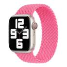 Nylon Single-turn Braided Watch Band For Apple Watch Series 8&7 41mm / SE 2&6&SE&5&4 40mm / 3&2&1 38mm, Length:145mm(Orange Pink) - 1