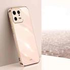 For Xiaomi 13 XINLI Straight Edge 6D Electroplate TPU Phone Case(Pink) - 1