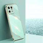 For Xiaomi 13 XINLI Straight Edge 6D Electroplate TPU Phone Case(Mint Green) - 1