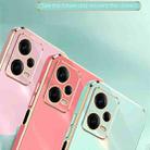 For Xiaomi Redmi Note 12 Pro+ China XINLI Straight Edge 6D Electroplate TPU Phone Case(Pink) - 4