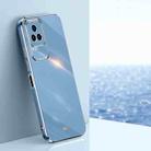 For Xiaomi Redmi K50 XINLI Straight Edge 6D Electroplate TPU Phone Case(Celestial Blue) - 1