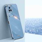 For Xiaomi Redmi K50 Pro XINLI Straight Edge 6D Electroplate TPU Phone Case(Celestial Blue) - 1