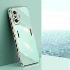 For Xiaomi Redmi K50 Gaming XINLI Straight Edge 6D Electroplate TPU Phone Case(Mint Green) - 1