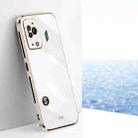 For Xiaomi Black Shark 5 XINLI Straight Edge 6D Electroplate TPU Phone Case(White) - 1