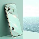 For Xiaomi Black Shark 5 XINLI Straight Edge 6D Electroplate TPU Phone Case(Mint Green) - 1