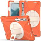 For Lenovo Tab P11 Pro Gen 2 Silicone + PC Protective Tablet Case(Orange) - 1