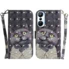 For Infinix Hot 20s 3D Colored Horizontal Flip Leather Phone Case(Hug Cat) - 1