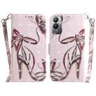 For Tecno Pova 4 3D Colored Horizontal Flip Leather Phone Case(Butterfly High-heeled) - 1