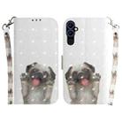 For Tecno Pova Neo 2 3D Colored Horizontal Flip Leather Phone Case(Pug) - 1