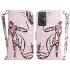 For Xiaomi Redmi 11 Prime 4G 3D Colored Horizontal Flip Leather Phone Case(Butterfly High-heeled) - 1