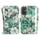 For Xiaomi Redmi 11 Prime 4G 3D Colored Horizontal Flip Leather Phone Case(Watercolor Flower) - 1