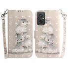 For Xiaomi Redmi 11 Prime 4G 3D Colored Horizontal Flip Leather Phone Case(Squirrels) - 1