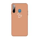 For Galaxy A11 / M11 Frosted Candy-Colored Ultra-thin TPU Phone(Orange) - 1