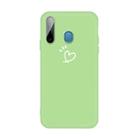 For Galaxy A11 / M11 Frosted Candy-Colored Ultra-thin TPU Phone(GReen) - 1