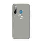 For Galaxy A11 / M11 Frosted Candy-Colored Ultra-thin TPU Phone(Grey) - 1