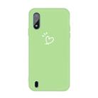 For Galaxy A01 Frosted Candy-Colored Ultra-thin TPU Phone(GReen) - 1