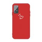 For Galaxy A91 / S10 Lite Frosted Candy-Colored Ultra-thin TPU Phone(Red) - 1