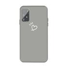 For Galaxy A91 / S10 Lite Frosted Candy-Colored Ultra-thin TPU Phone(Grey) - 1