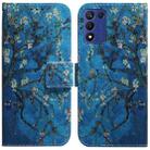 For Realme Q3S / Q3T / 9 SE / 9 5G Speed Coloured Drawing Flip Leather Phone Case(Apricot) - 1