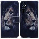 For Tecno Pova Neo 2 Coloured Drawing Flip Leather Phone Case(Lion) - 1