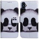 For Tecno Pova Neo 2 Coloured Drawing Flip Leather Phone Case(Panda) - 1