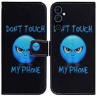 For Tecno Pova Neo 2 Coloured Drawing Flip Leather Phone Case(Anger) - 1