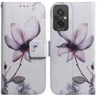 For Xiaomi Redmi 11 Prime 4G Coloured Drawing Flip Leather Phone Case(Magnolia Flower) - 1