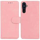 For Tecno Pova Neo 2 Skin Feel Pure Color Flip Leather Phone Case(Pink) - 1