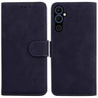 For Tecno Pova Neo 2 Skin Feel Pure Color Flip Leather Phone Case(Black) - 1